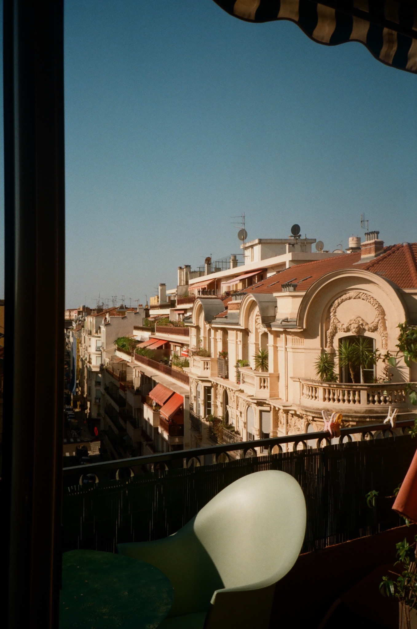 Paris rooftops on 35mm film